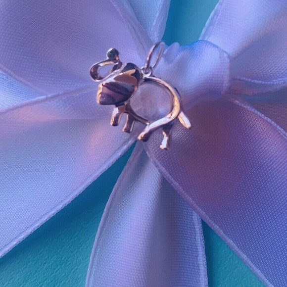 RARE, NEW!! Tiffany & Co. Sterling Silver Call of the Wild Elephant Necklace - Picture 3 of 6